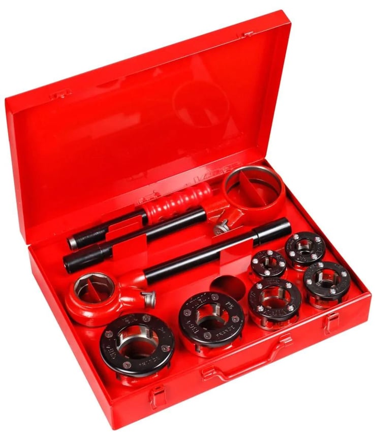 Threading Set 3/8" - 2" And 1.1/2" - 2" - Metal Case - 136280