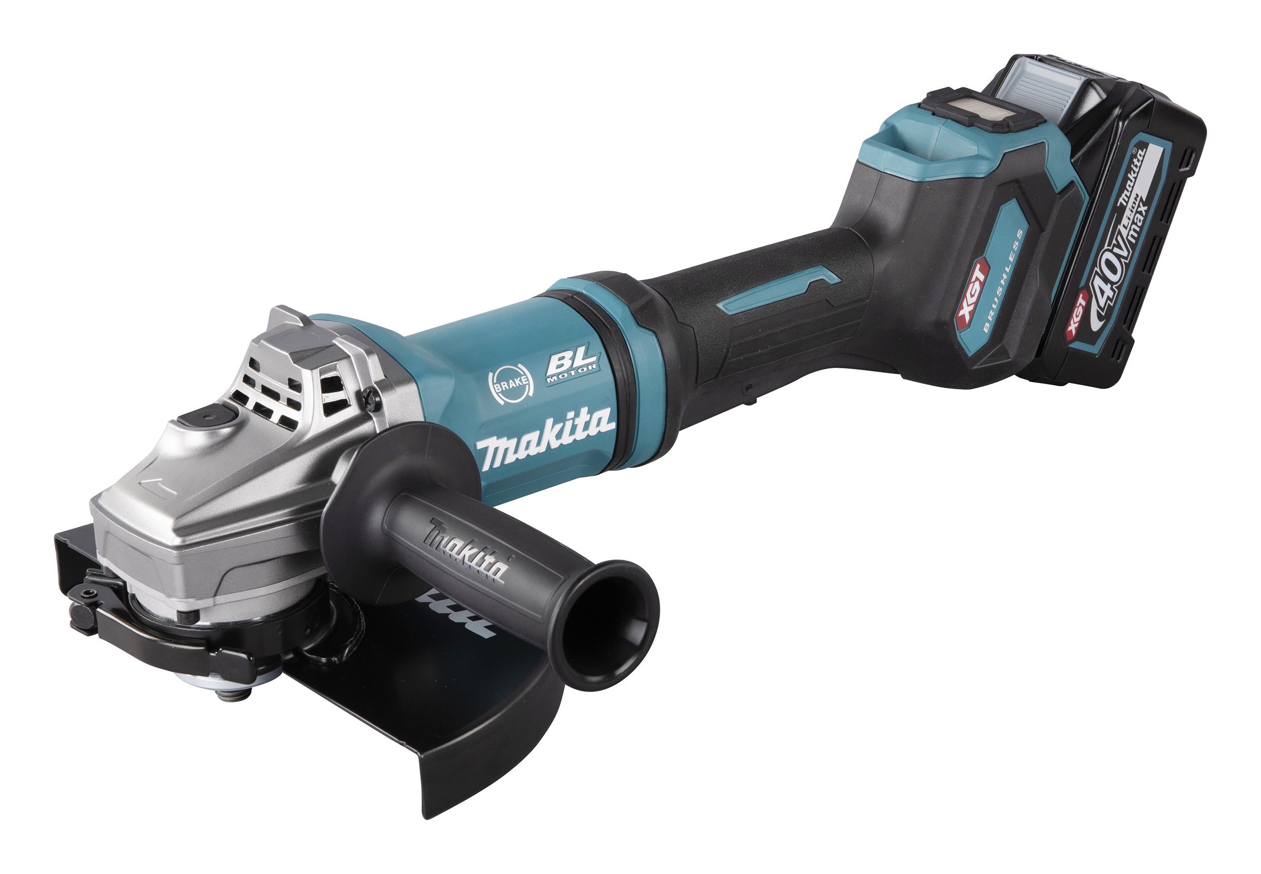 Makita GA038GM204 40V Max XGT Cordless Angle Grinder 9" (2 Batteries + Charger)