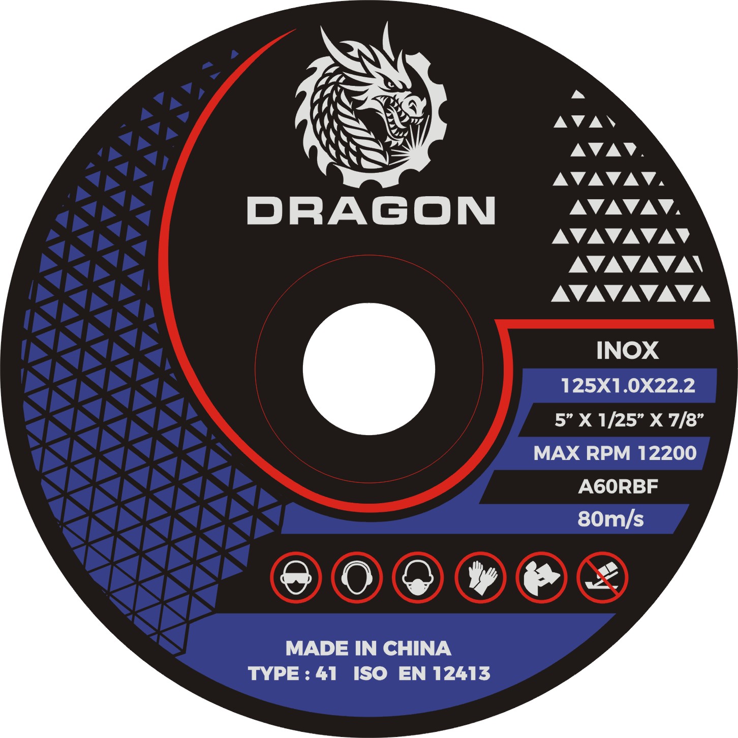 Thin Cutting Disc 5" Inox - 1mm