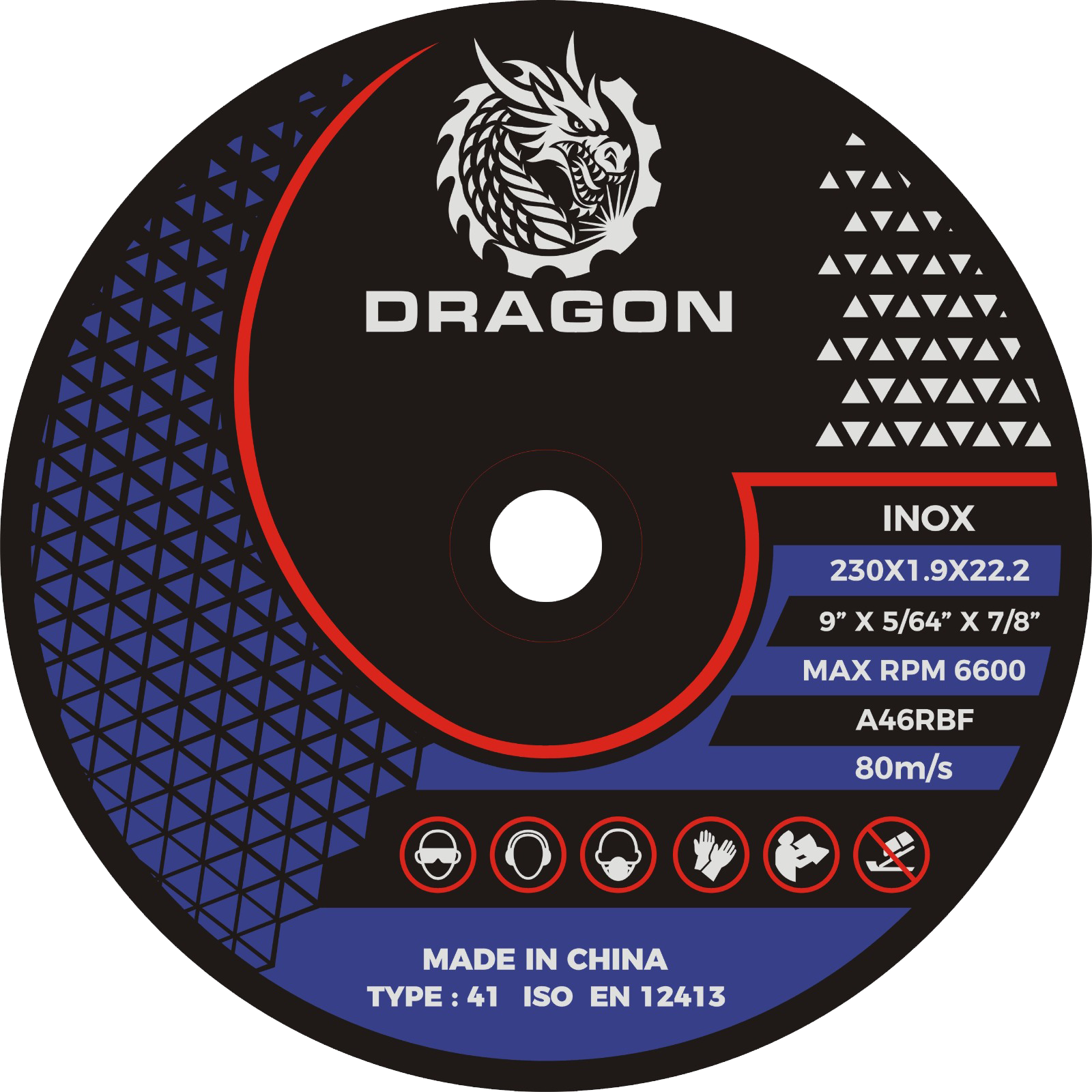 Thin Cutting Disc 9" Inox– 1.9mm